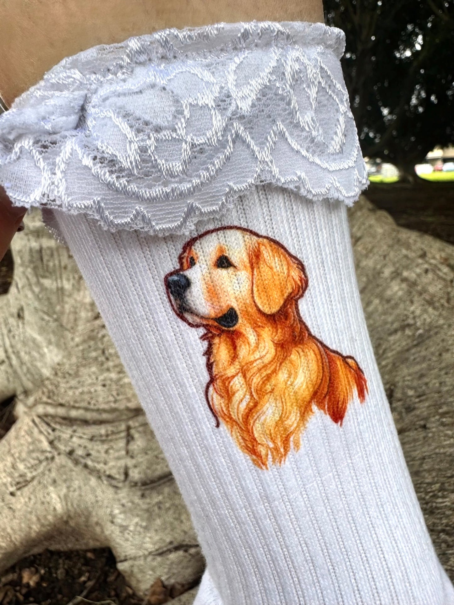 The HAPPY PAPPY Socks w/Classic frill