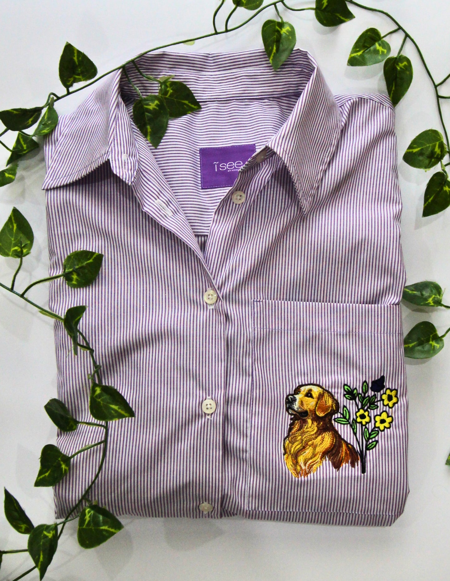 Happy Pappy Oversized Button Up Shirt