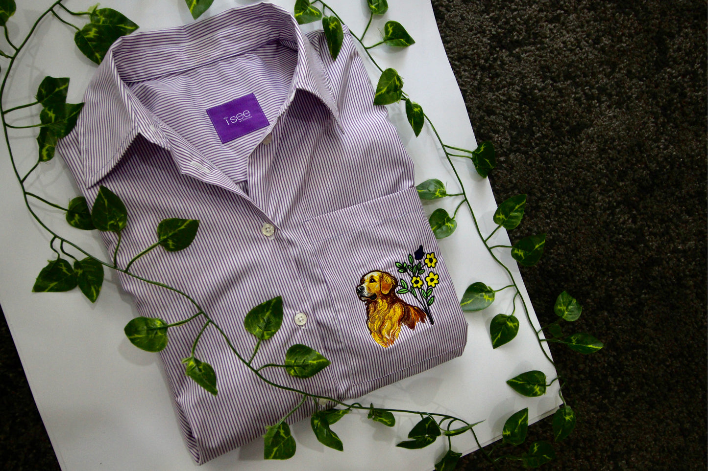 Happy Pappy Oversized Button Up Shirt